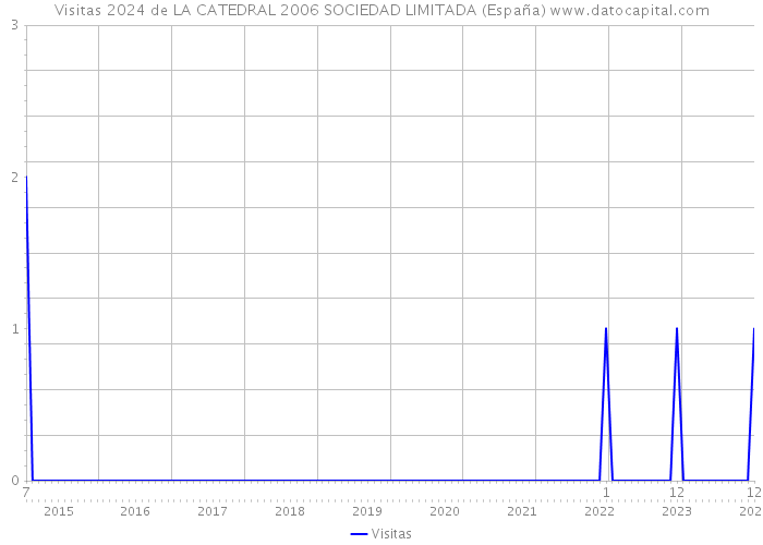 Visitas 2024 de LA CATEDRAL 2006 SOCIEDAD LIMITADA (España) 