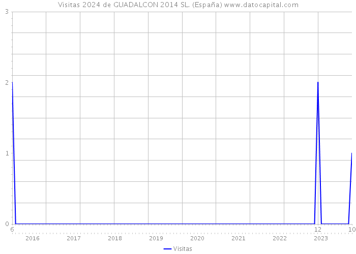 Visitas 2024 de GUADALCON 2014 SL. (España) 