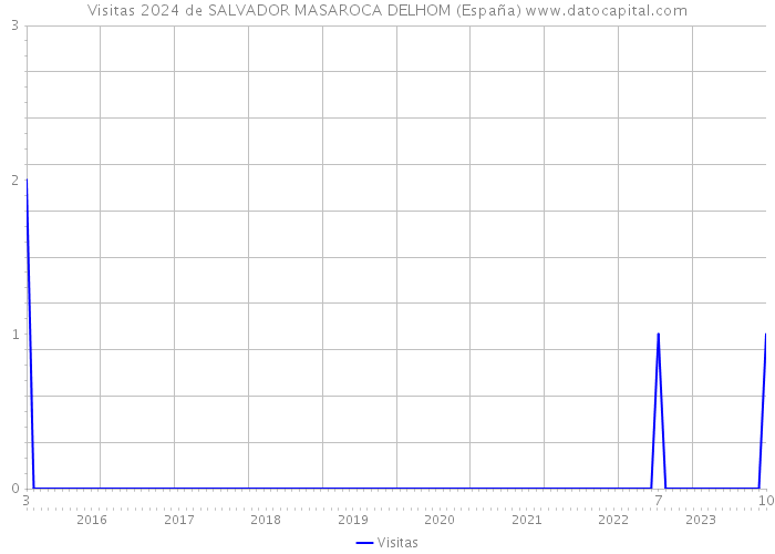 Visitas 2024 de SALVADOR MASAROCA DELHOM (España) 