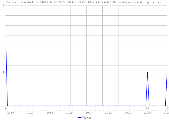 Visitas 2024 de LUXEMBOURG INVESTMENT COMPANY 44 S.A.R.L (España) 