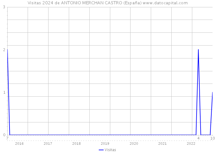 Visitas 2024 de ANTONIO MERCHAN CASTRO (España) 