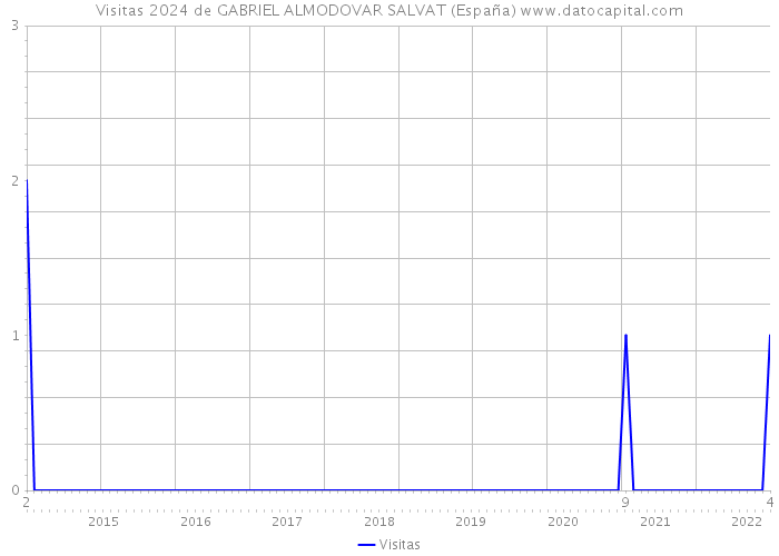 Visitas 2024 de GABRIEL ALMODOVAR SALVAT (España) 
