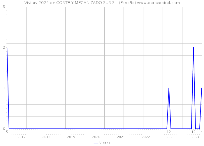 Visitas 2024 de CORTE Y MECANIZADO SUR SL. (España) 