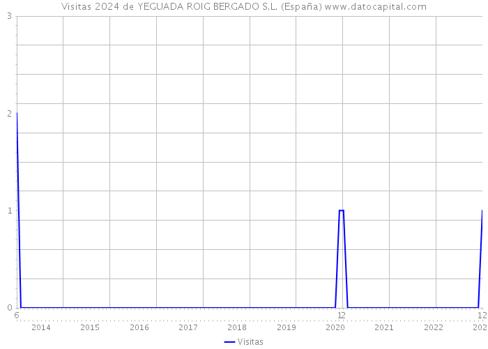 Visitas 2024 de YEGUADA ROIG BERGADO S.L. (España) 