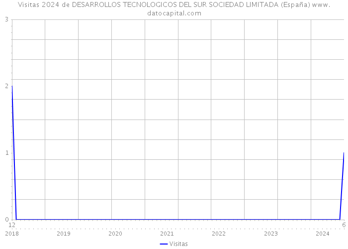 Visitas 2024 de DESARROLLOS TECNOLOGICOS DEL SUR SOCIEDAD LIMITADA (España) 