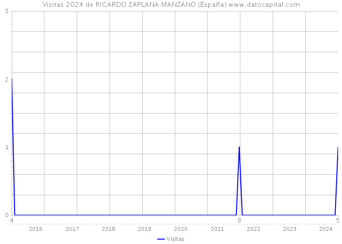 Visitas 2024 de RICARDO ZAPLANA MANZANO (España) 