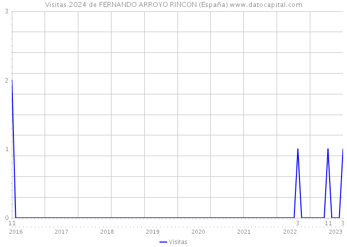 Visitas 2024 de FERNANDO ARROYO RINCON (España) 