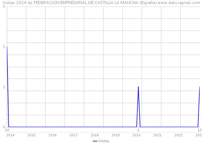 Visitas 2024 de FEDERACION EMPRESARIAL DE CASTILLA LA MANCHA (España) 