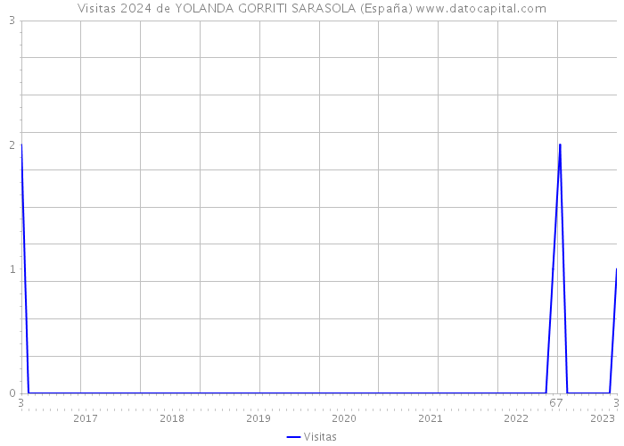 Visitas 2024 de YOLANDA GORRITI SARASOLA (España) 
