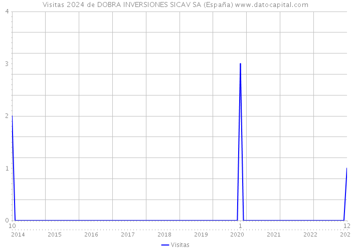 Visitas 2024 de DOBRA INVERSIONES SICAV SA (España) 