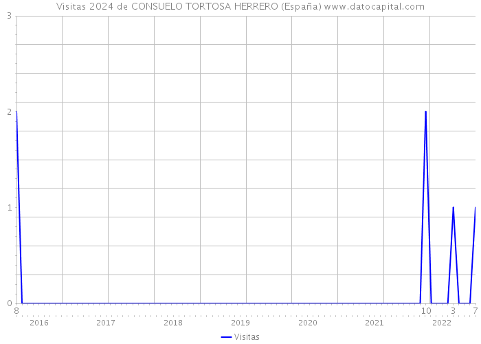 Visitas 2024 de CONSUELO TORTOSA HERRERO (España) 