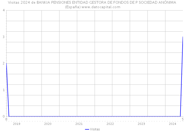 Visitas 2024 de BANKIA PENSIONES ENTIDAD GESTORA DE FONDOS DE P SOCIEDAD ANÓNIMA (España) 