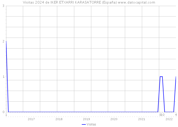 Visitas 2024 de IKER ETXARRI KARASATORRE (España) 