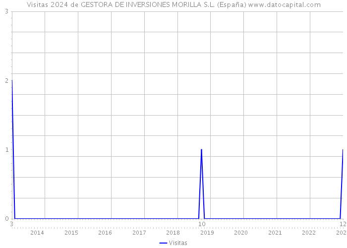 Visitas 2024 de GESTORA DE INVERSIONES MORILLA S.L. (España) 