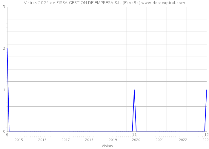 Visitas 2024 de FISSA GESTION DE EMPRESA S.L. (España) 