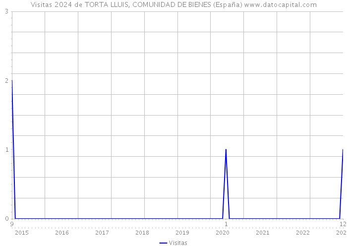 Visitas 2024 de TORTA LLUIS, COMUNIDAD DE BIENES (España) 