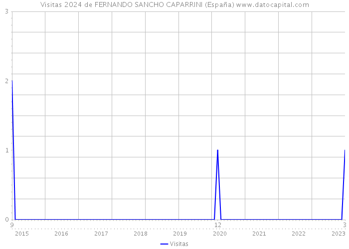 Visitas 2024 de FERNANDO SANCHO CAPARRINI (España) 
