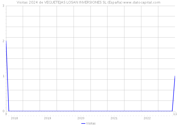 Visitas 2024 de VEGUETEJAS LOSAN INVERSIONES SL (España) 
