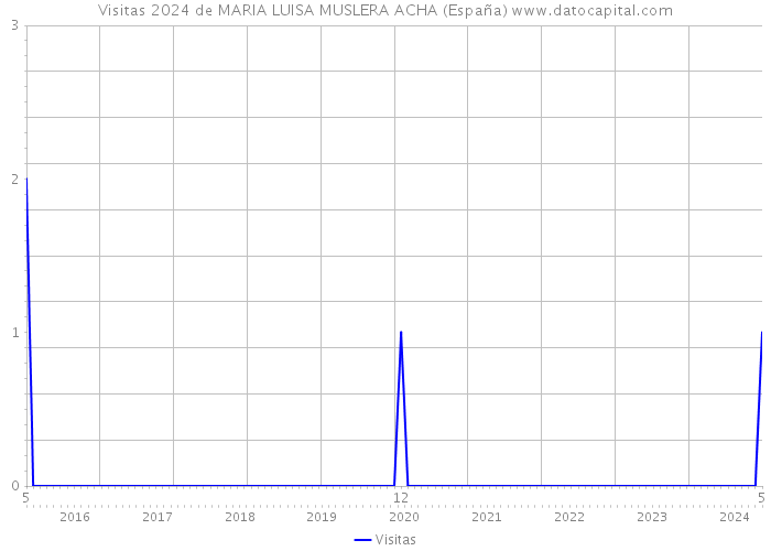 Visitas 2024 de MARIA LUISA MUSLERA ACHA (España) 