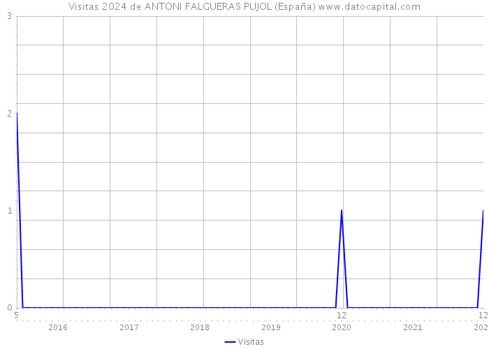 Visitas 2024 de ANTONI FALGUERAS PUJOL (España) 