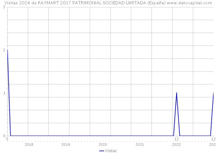 Visitas 2024 de RAYMART 2017 PATRIMONIAL SOCIEDAD LIMITADA (España) 