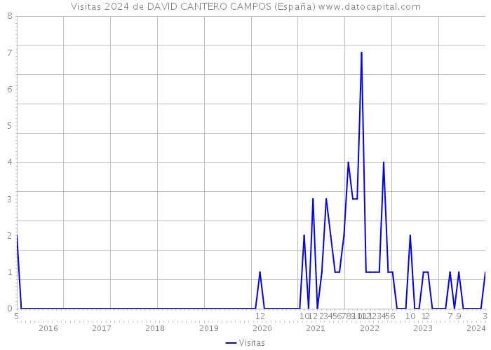 Visitas 2024 de DAVID CANTERO CAMPOS (España) 