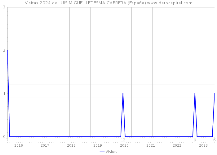 Visitas 2024 de LUIS MIGUEL LEDESMA CABRERA (España) 