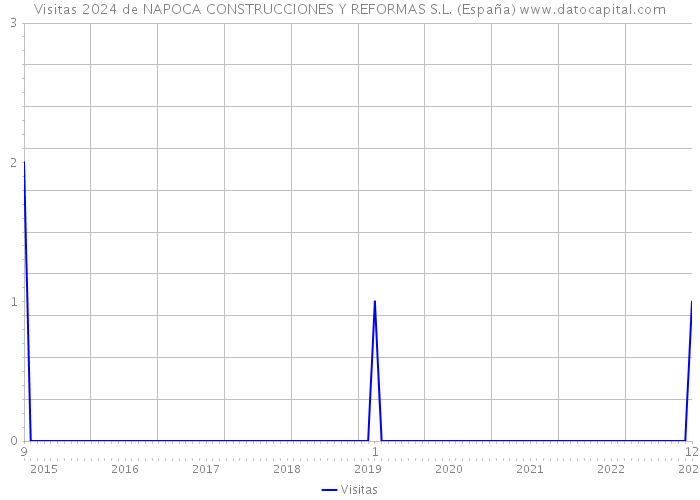 Visitas 2024 de NAPOCA CONSTRUCCIONES Y REFORMAS S.L. (España) 