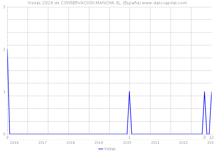 Visitas 2024 de CONSERVACION MANCHA SL. (España) 