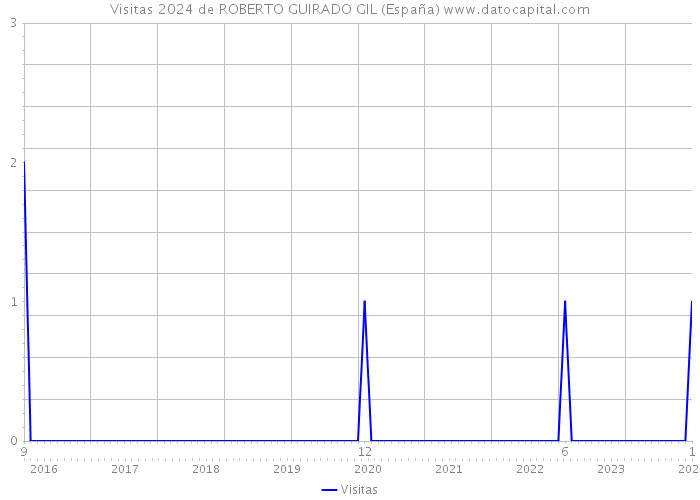 Visitas 2024 de ROBERTO GUIRADO GIL (España) 