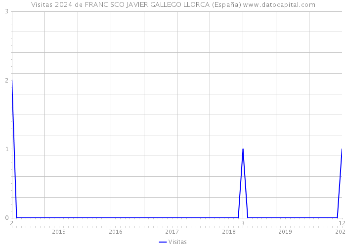 Visitas 2024 de FRANCISCO JAVIER GALLEGO LLORCA (España) 