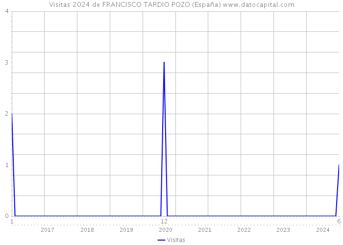 Visitas 2024 de FRANCISCO TARDIO POZO (España) 