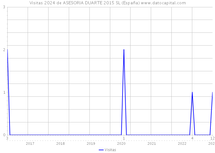 Visitas 2024 de ASESORIA DUARTE 2015 SL (España) 