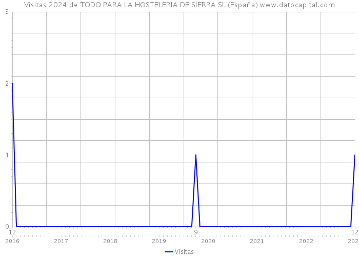 Visitas 2024 de TODO PARA LA HOSTELERIA DE SIERRA SL (España) 