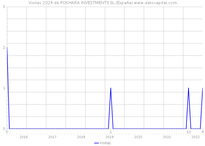 Visitas 2024 de POKHARA INVESTMENTS SL (España) 