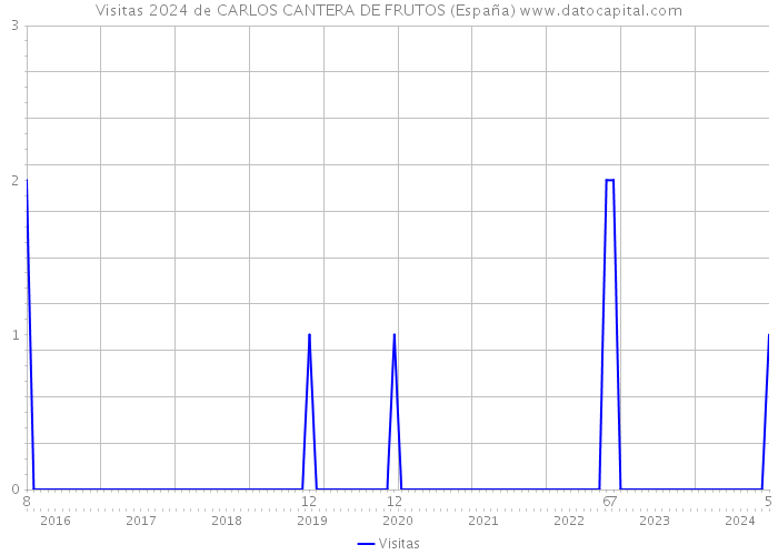 Visitas 2024 de CARLOS CANTERA DE FRUTOS (España) 