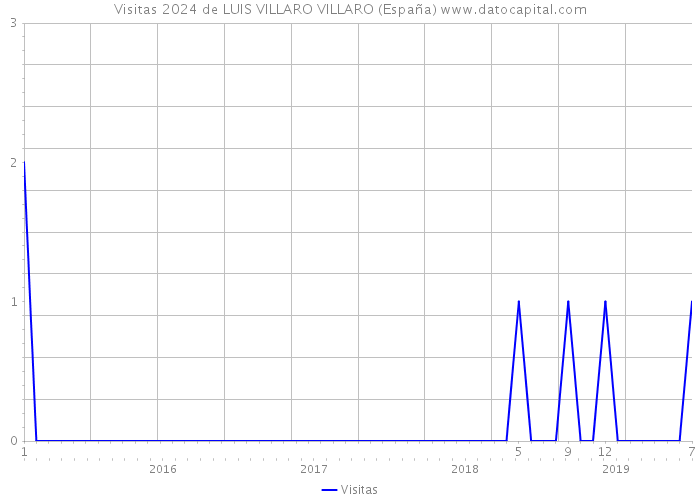 Visitas 2024 de LUIS VILLARO VILLARO (España) 