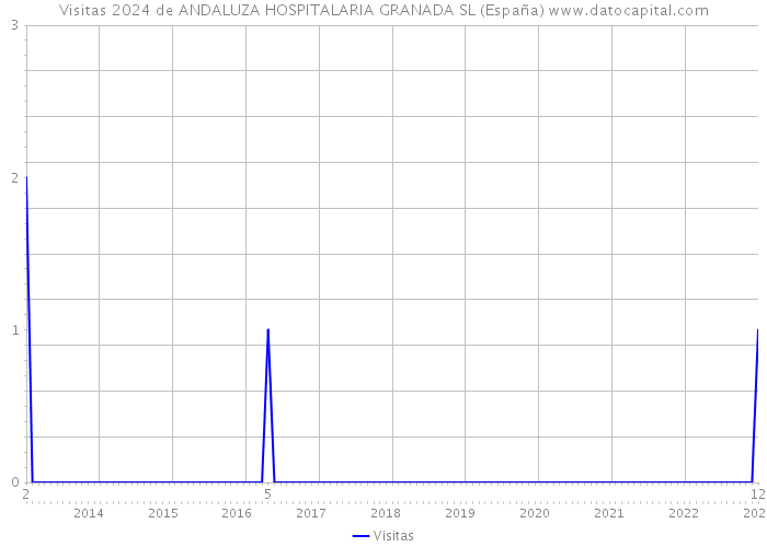 Visitas 2024 de ANDALUZA HOSPITALARIA GRANADA SL (España) 