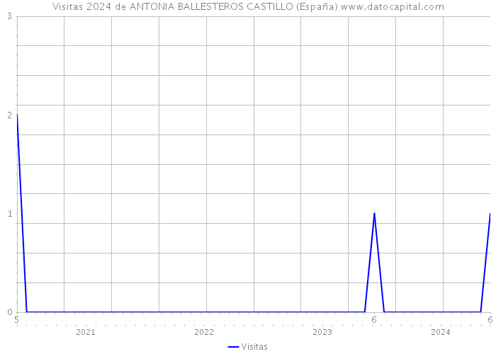 Visitas 2024 de ANTONIA BALLESTEROS CASTILLO (España) 