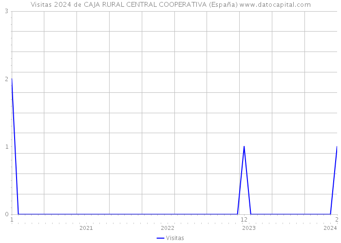 Visitas 2024 de CAJA RURAL CENTRAL COOPERATIVA (España) 