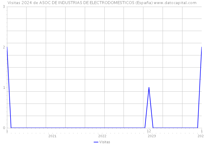 Visitas 2024 de ASOC DE INDUSTRIAS DE ELECTRODOMESTICOS (España) 