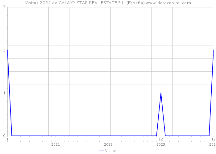 Visitas 2024 de GALAXY STAR REAL ESTATE S.L. (España) 