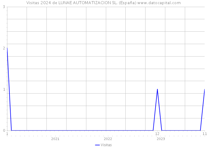 Visitas 2024 de LUNAE AUTOMATIZACION SL. (España) 