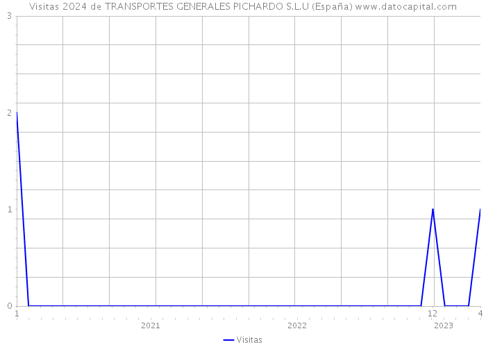 Visitas 2024 de TRANSPORTES GENERALES PICHARDO S.L.U (España) 