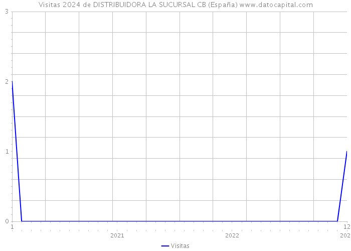 Visitas 2024 de DISTRIBUIDORA LA SUCURSAL CB (España) 