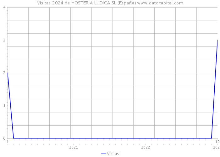 Visitas 2024 de HOSTERIA LUDICA SL (España) 
