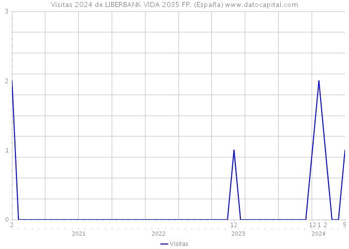 Visitas 2024 de LIBERBANK VIDA 2035 FP. (España) 