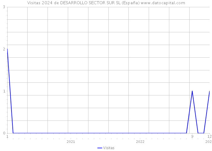 Visitas 2024 de DESARROLLO SECTOR SUR SL (España) 