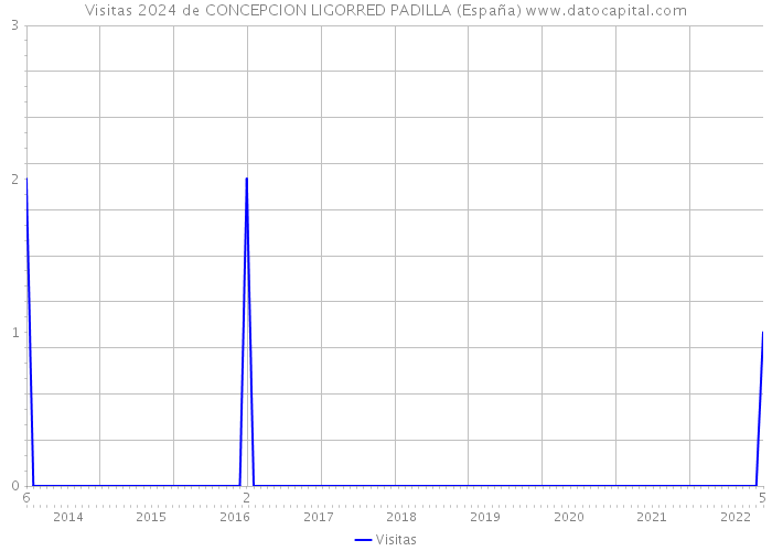 Visitas 2024 de CONCEPCION LIGORRED PADILLA (España) 