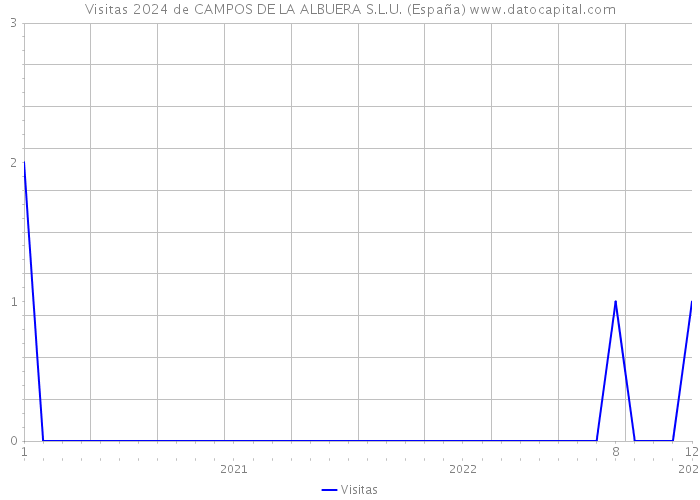 Visitas 2024 de CAMPOS DE LA ALBUERA S.L.U. (España) 